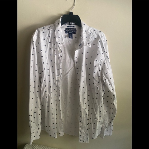 Mens button up dress shirt hashtag insignia (never worn) - Picture 2 of 4